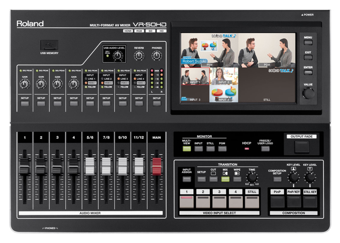 Roland Professional A/V VR-50HD Multi-Format AV Mixer