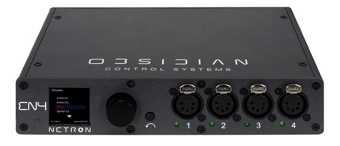 Obsidian Control Systems EN4 4 Port SACN/Art-Net To DMX/RDM Gateway With 5-pin XLR