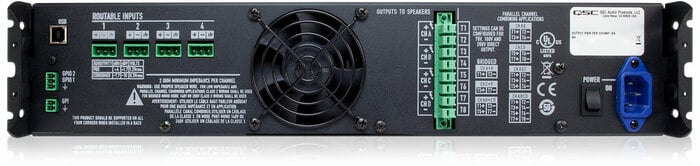 QSC CXD4.2 4-Channel Power Amplifier With FAST Technology, 700W At 4 Ohms