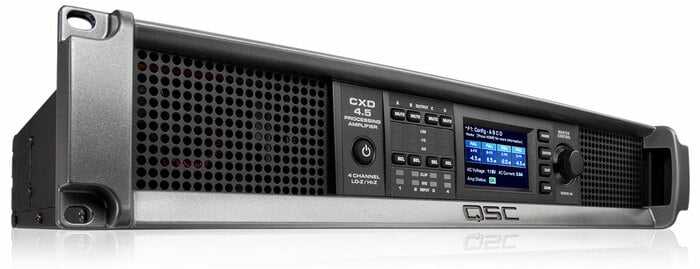 QSC CXD4.5-xx 4-Channel Power Amplifier, 2000W At 4 Ohm, FAST Technology