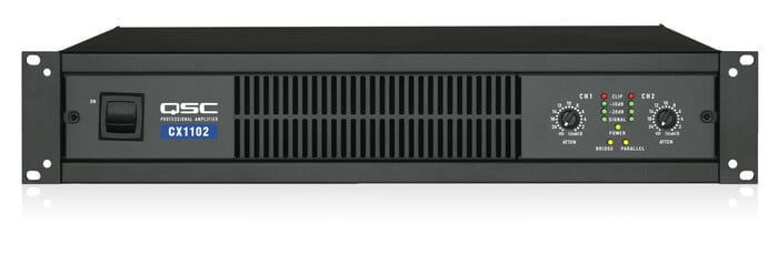 QSC CX1102 2-Channel Power Amplifier, 700W @ 8 Ohms