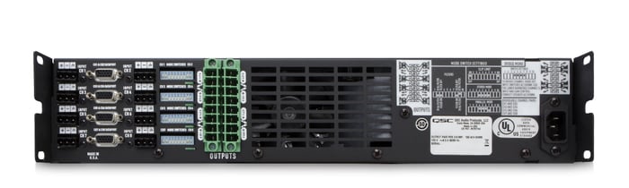 QSC CX168 8-Channel Power Amplifier, 130W At 4 Ohm