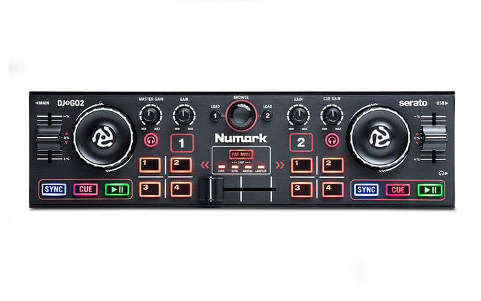 Numark DJ2GO2 Pocket DJ Controller With Audio Interface