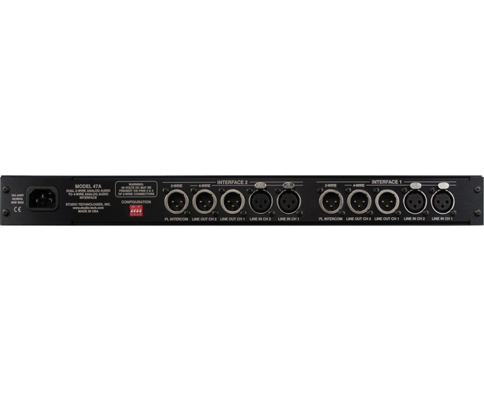 Studio Technologies M47A Dual 2-Wire To 4-Wire Intercom Interface, SAP Direct Support