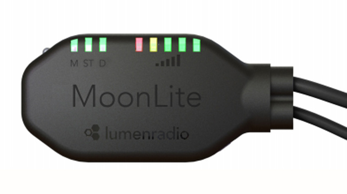 LumenRadio MoonLite Wireless CRMX Transceiver With Bluetooth And Battery
