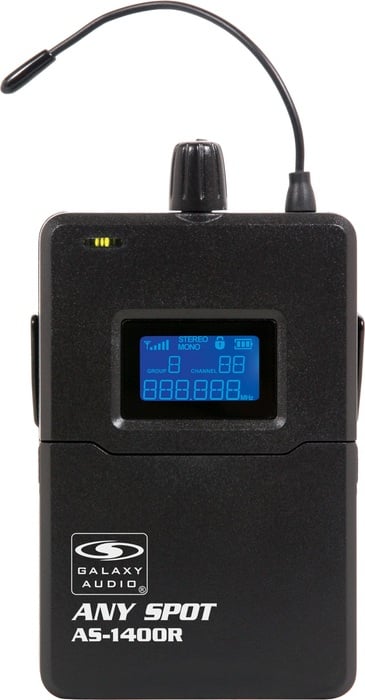 Galaxy Audio AS-1406-2M Wireless In-Ear Monitor System, 2 Receivers, 2 EB6 Ear Buds