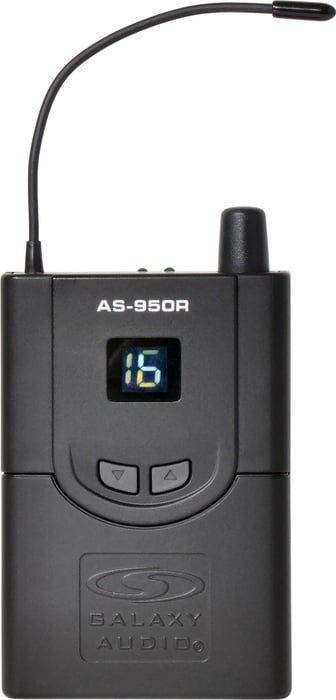 Galaxy Audio AS-950-2 Wireless In-Ear Monitor Bandpack, W/ EB4