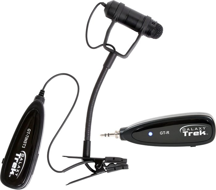 Galaxy Audio GT-INST-3X TREK Wireless Microphone System, W/ Horn Mic