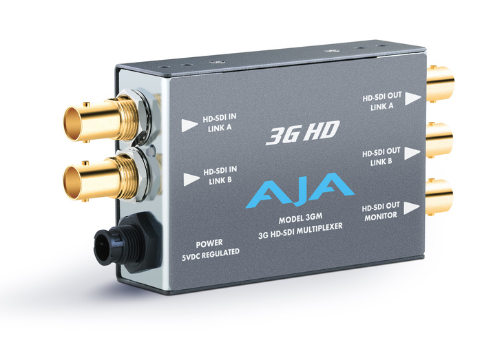 AJA 3GM 3G / 1.5G HD-SDI Multiplexer