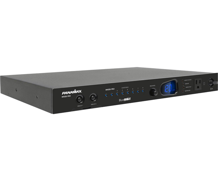 Panamax M4320-PRO 20A BlueBOLT Power Conditioner, 8 Individually Controlled Outlets