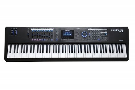 Kurzweil PC4 Production Controller 88 Note Fully-weighted Hammer-action With Velocity Sensitive Keys With Aftertouch