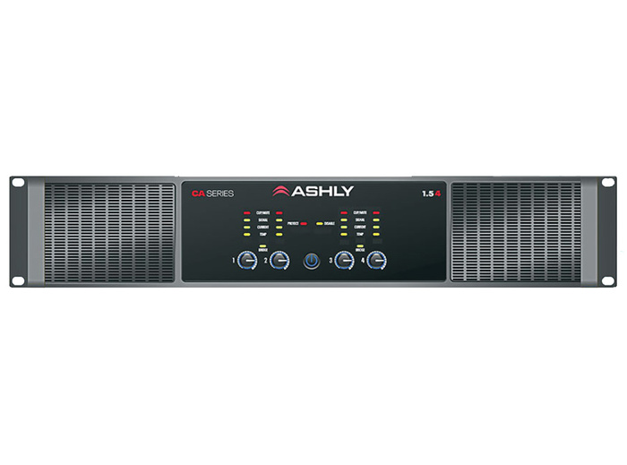 Ashly CA 1.04 4-Channel Power Amplifier, 1000W At 4 Ohms, 70V Capable