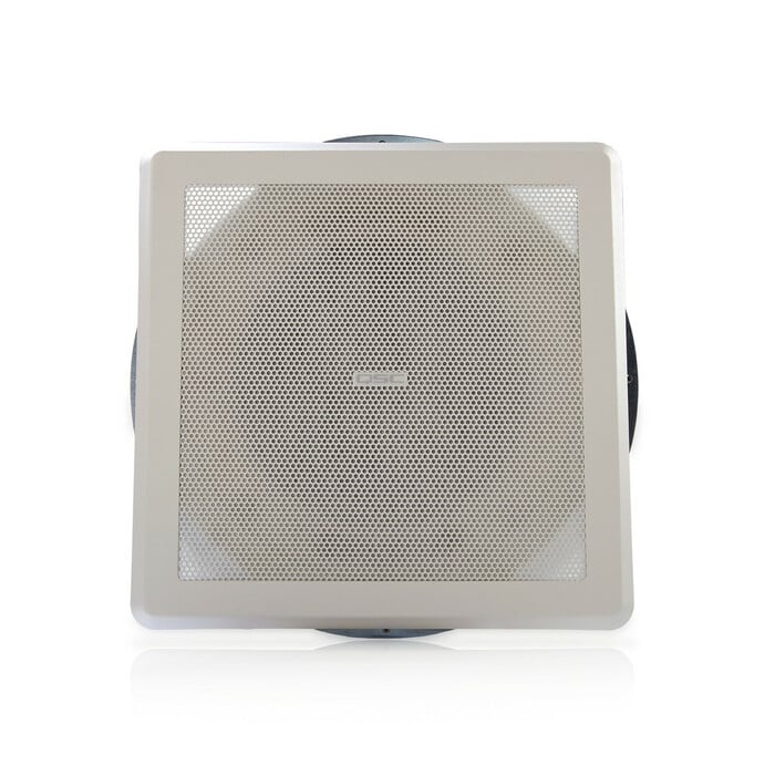 QSC AD-C820S SYSTEM 8"  Coaxial Ceiling Speaker, 70/100V With Baffle, Back-Box, Grille