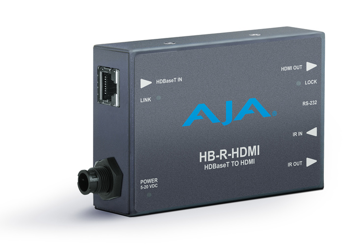 AJA HB-R-HDMI HDBaseT To HDMI Mini-Converter