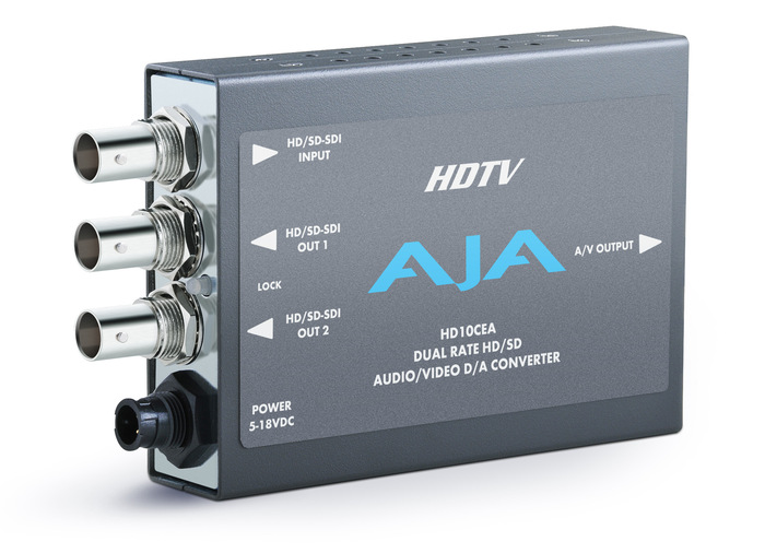 AJA HD10CEA SD/HD-SDI To Analog Audio/Video Mini Converter