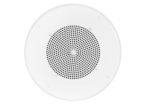 Bogen S86T725PG8WVK 8" Ceiling Speaker Assembly With Volume Knob, Off White