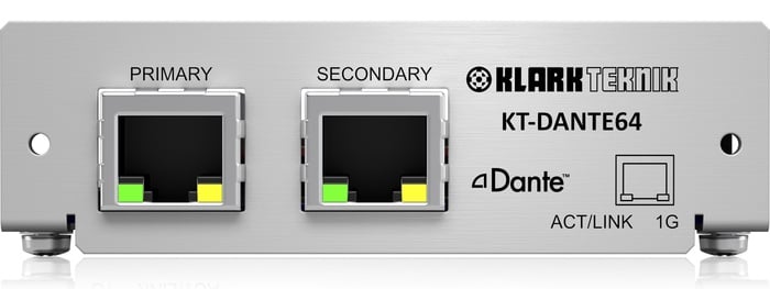 Klark Teknik KT-DANTE64 Dante Connectivity PCI Card