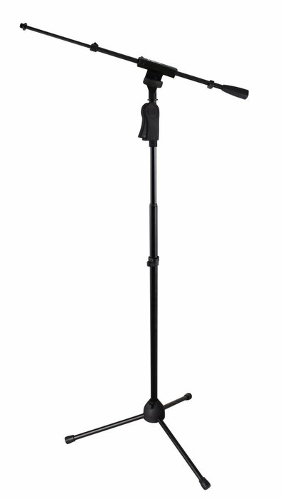 Gator GFW-MIC-2120 Tripod Microphone Stand With Telescoping Boom And One-Handed Clutch