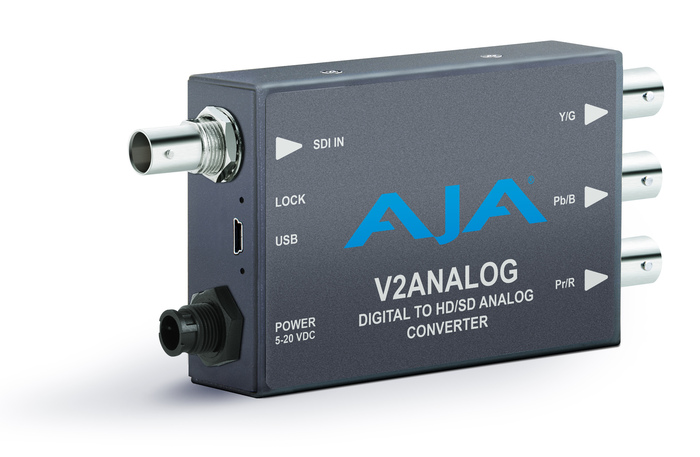 AJA V2Analog HD/SD-SDI To Analog Mini Converter