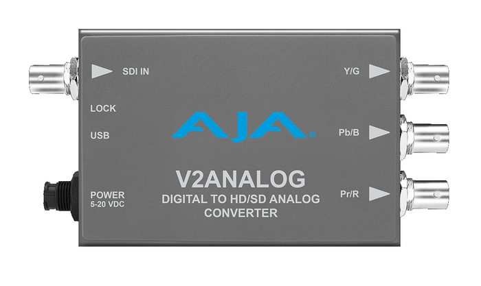 AJA V2Analog HD/SD-SDI To Analog Mini Converter