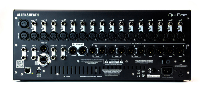 Allen & Heath Qu-PAC 16-Input 32-Channel Rackmount Digital Mixer