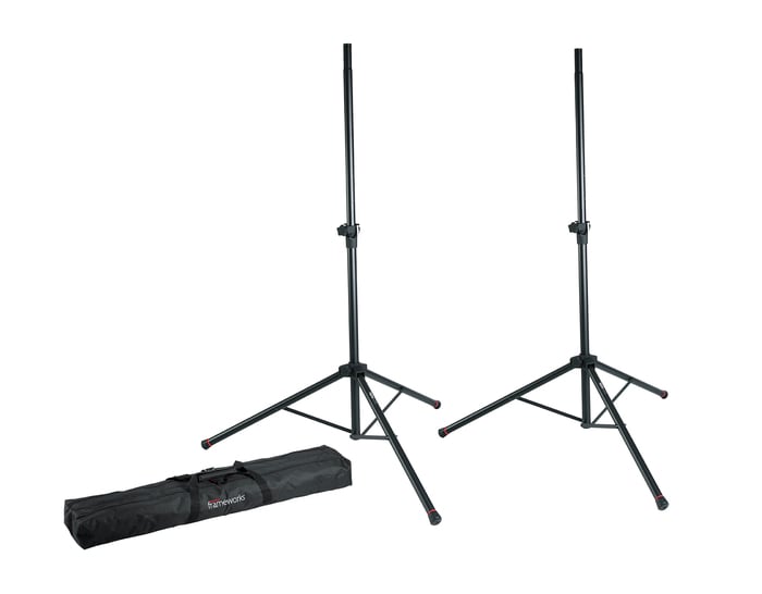 Gator GFW-SPK-2000SET 2x Speaker Stands With Carrying Bag