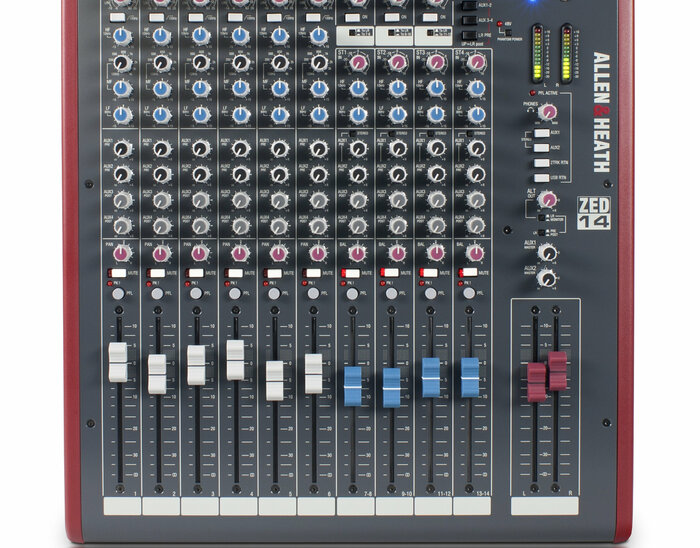 Allen & Heath ZED-14 12-Channel Analog USB Mixer