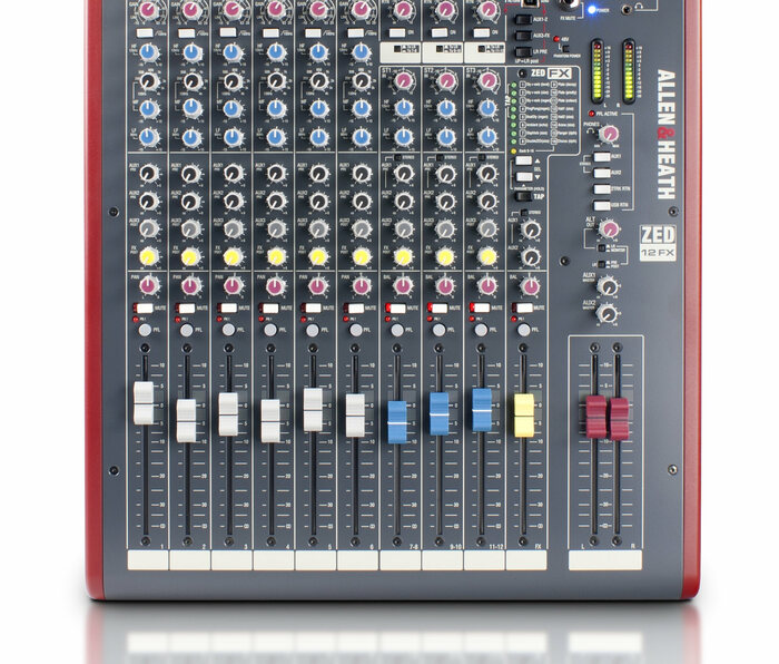 Allen & Heath ZED-12FX 12-Channel Analog USB Mixer With Effects