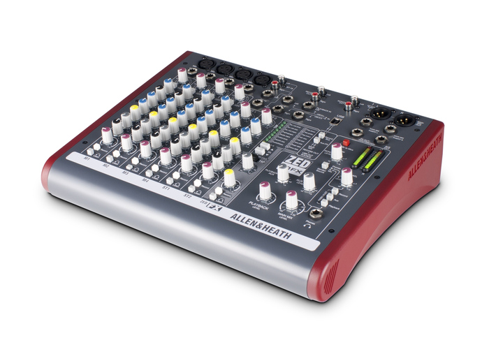 Allen & Heath ZED-10FX 10-Channel Analog USB Mixer With Effects