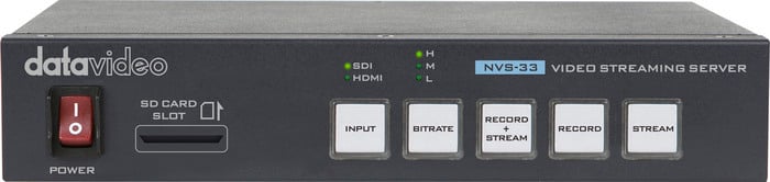 Datavideo NVS-33 H.264 Video Streaming Encoder And MP4 Recorder