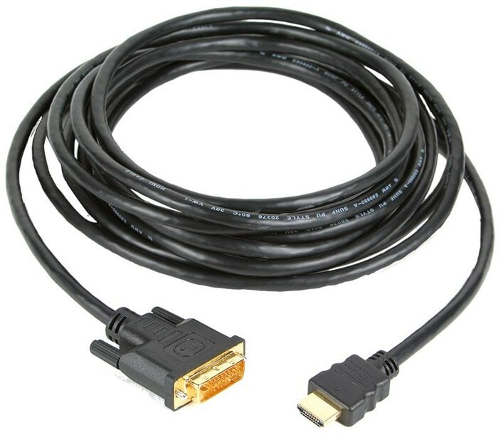 Datavideo CB-20 DVI-D To HDMI Cable, 5.4'