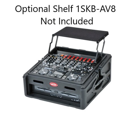 SKB 1SKB-R102 10RU Top, 2RU Bottom Roto Rack Case