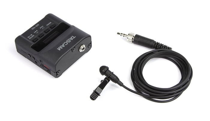 Tascam DR-10L Micro Linear PCM Digital Audio Recorder With Lavalier Mic