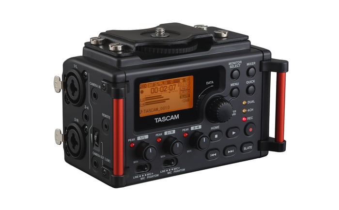 Tascam DR-60DmkII 4-Track Recorder/Mixer For DSLR Filmmakers Production Audio