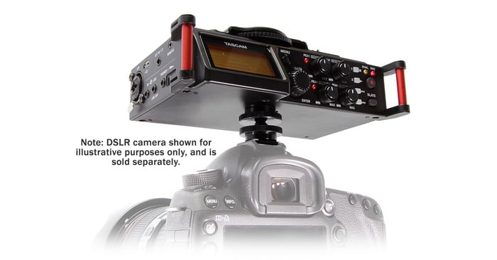 Tascam DR-70D 4-Track Linear PCM Recorder For DSLR Camera