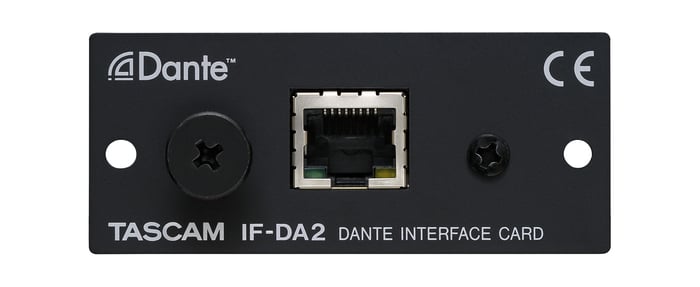 Tascam IF-DA2 Dante Interface Card For SS-R250N/SS-CDR250N Audio Recorders