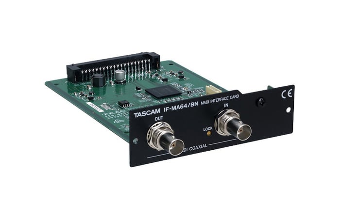 Tascam IF-MA64/BN MADI Coaxial Interface Expansion Card For DA-6400 Audio Recorder