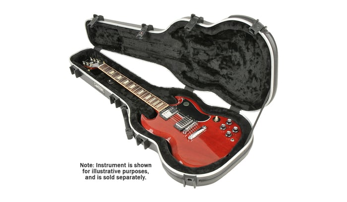 SKB 1SKB-61 Hardshell Double-Cutaway Electric Guitar Case