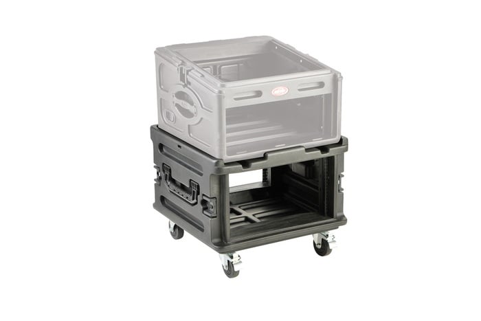 SKB 1SKB-R1906 6RU Molded Expander Rack Case With Wheels