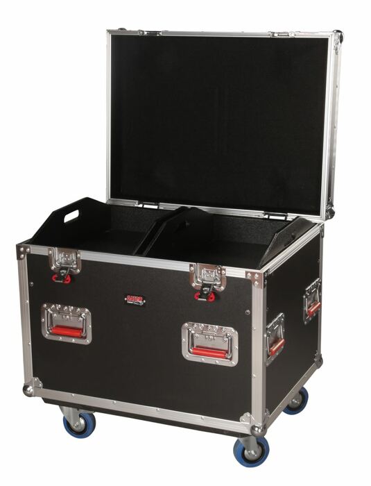 Gator G-TOURTRK302212 30"x22"x22" Utility Case With Dividers And Casters, 12mm Construction