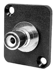 Ace Backstage C-25110 RCA Isolated Feed Through Connector, Panel Mount