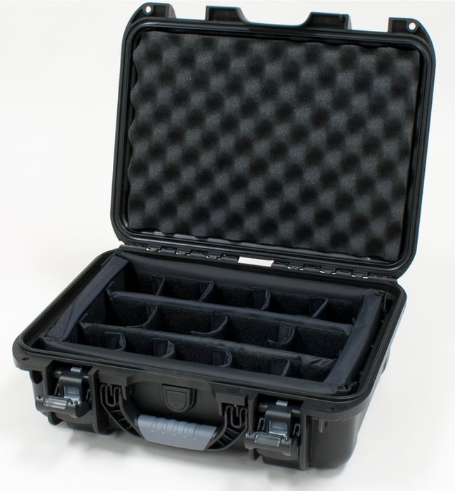 Gator GU-1510-06-WPDV 15"x10.5"x6.2"  Waterproof Molded Case With Internal Divider