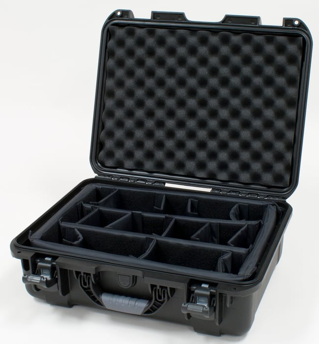 Gator GU-1813-06-WPDV 18"x13"x6.9" Waterproof Molded Case With Internal Divider Sy