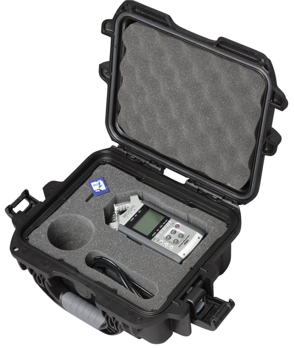 Gator GU-ZOOMH4N-WP Waterproof Molded Case For Zoom H4N Handheld Recorder And Ac