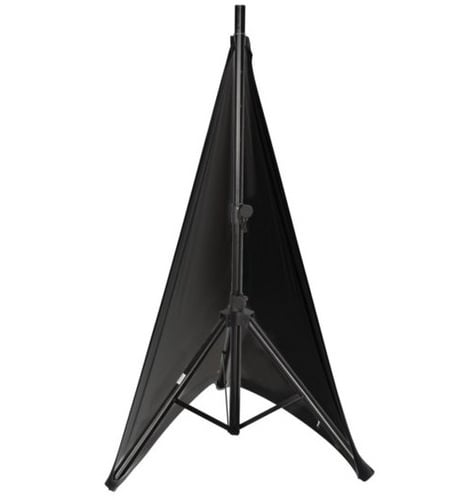 Gator GPA-STAND-2-B 2 Side Tripod Speaker Stand Stretch Cover, Black