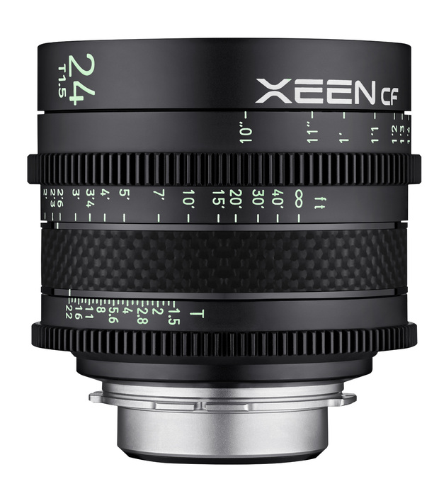 Rokinon CFX24 Xeen CF 24mm T1.5 Pro Cine Lens With Carbon Fiber Housing