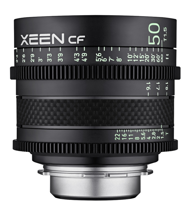 Rokinon CFX50 Xeen CF 50mm T1.5 Pro Cine Lens With Carbon Fiber Housing
