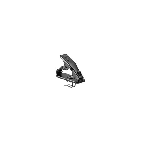 Audio-Technica AT8420 Miniature Metal Lavalier Microphone Clip, Black