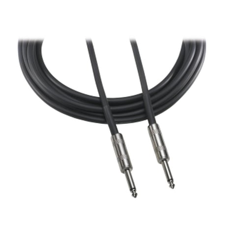 Audio-Technica AT690-10 10' Speaker Cable, ¼" Male Phone Plug To ¼" Male Phone Plug