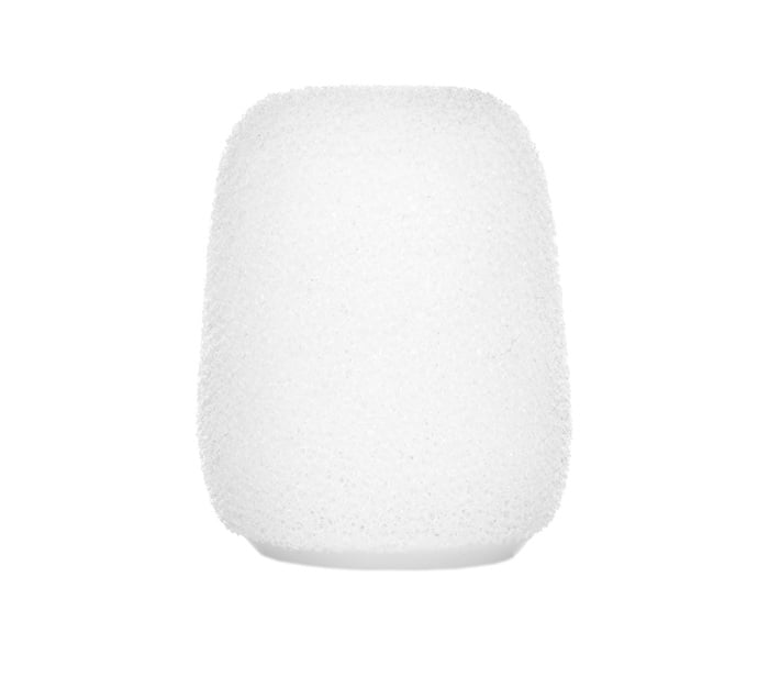 Shure RK514WS Bright White Snap Fit Windscreen, 4 Pack